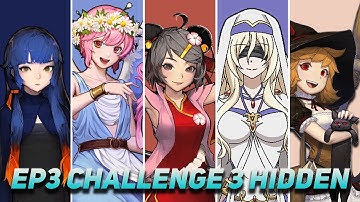 Crusaders Quest - EP3 Challenge 3 Hidden - Lee Orfeo Sword Maiden Aubrey Remi