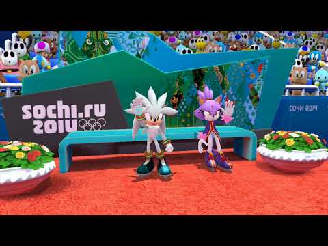 Mario And Sonic At The Sochi 2014 Olympic Winter Games Figure Skating Pairs Silver And Blaze