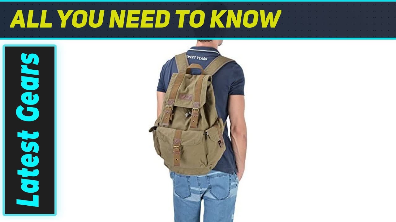 Рюкзак GOOTIUM Canvas: удивительно прочный рюкзак для повседневного ношения!