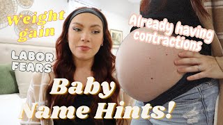 32 Week Pregnancy Update + BABY NAME HINTS! Baby is coming soon…