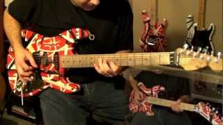 Video thumbnail of "'Unchained' - Van Halen (cover w/ backing track)"