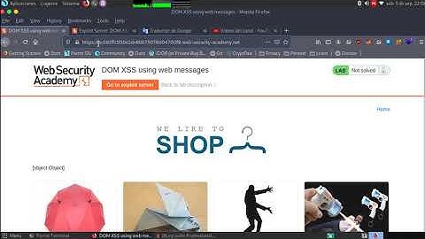 DOM XSS using web messages