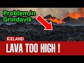 Lava carpet is 12ft higher than defense walls next eruption is imminent  new lava will come fast