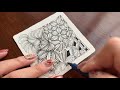 インスタライブ・今年のタングルトリポリ！　instagram live / Zentangle/ Tripoli