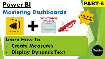 Learning Power BI with Oracle - How to Display Dynamic Text using Cards and Measures in Power BI