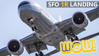 Amazing 1R landings at SFO - Rare event