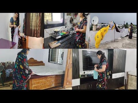 🌄सुबह से शुरू घर 🏡 के अनगिनत काम ज्यादा होने पर इस तरह मैनेज करती हूं 💫