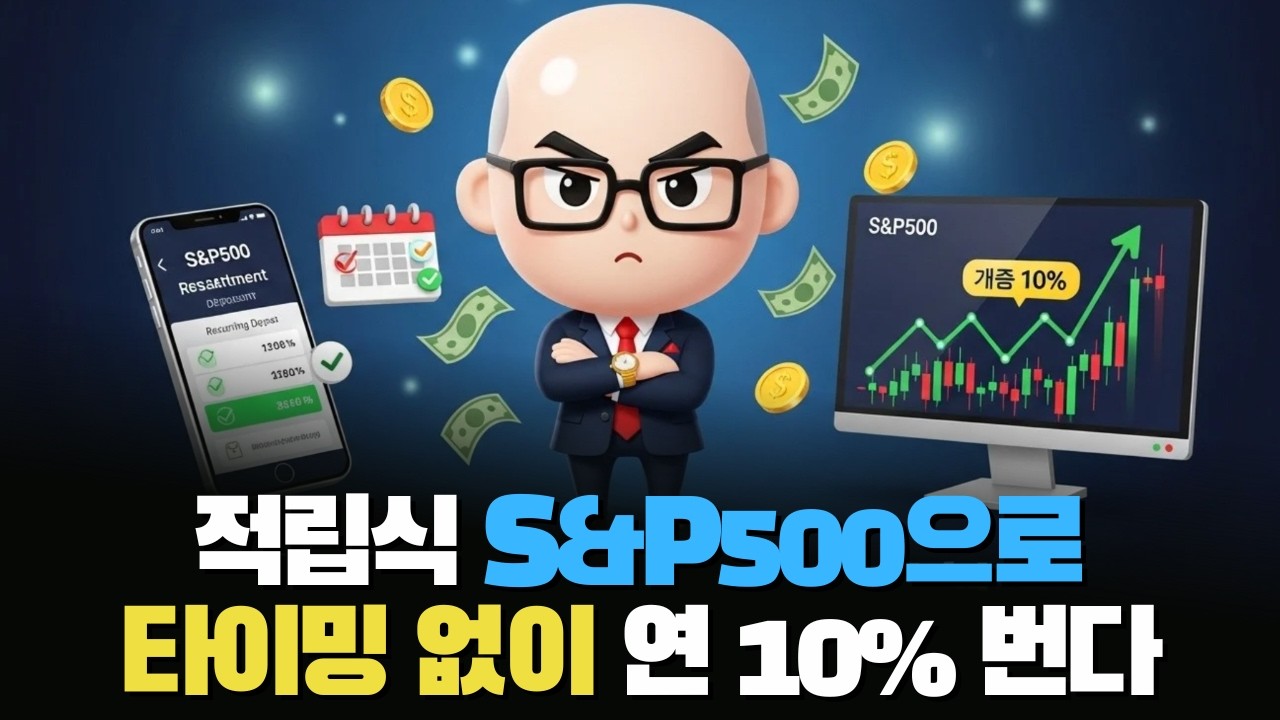 S&P500 적립식, 이렇게 하세요. 타이밍 몰라도 연 10% 수익 내는 법