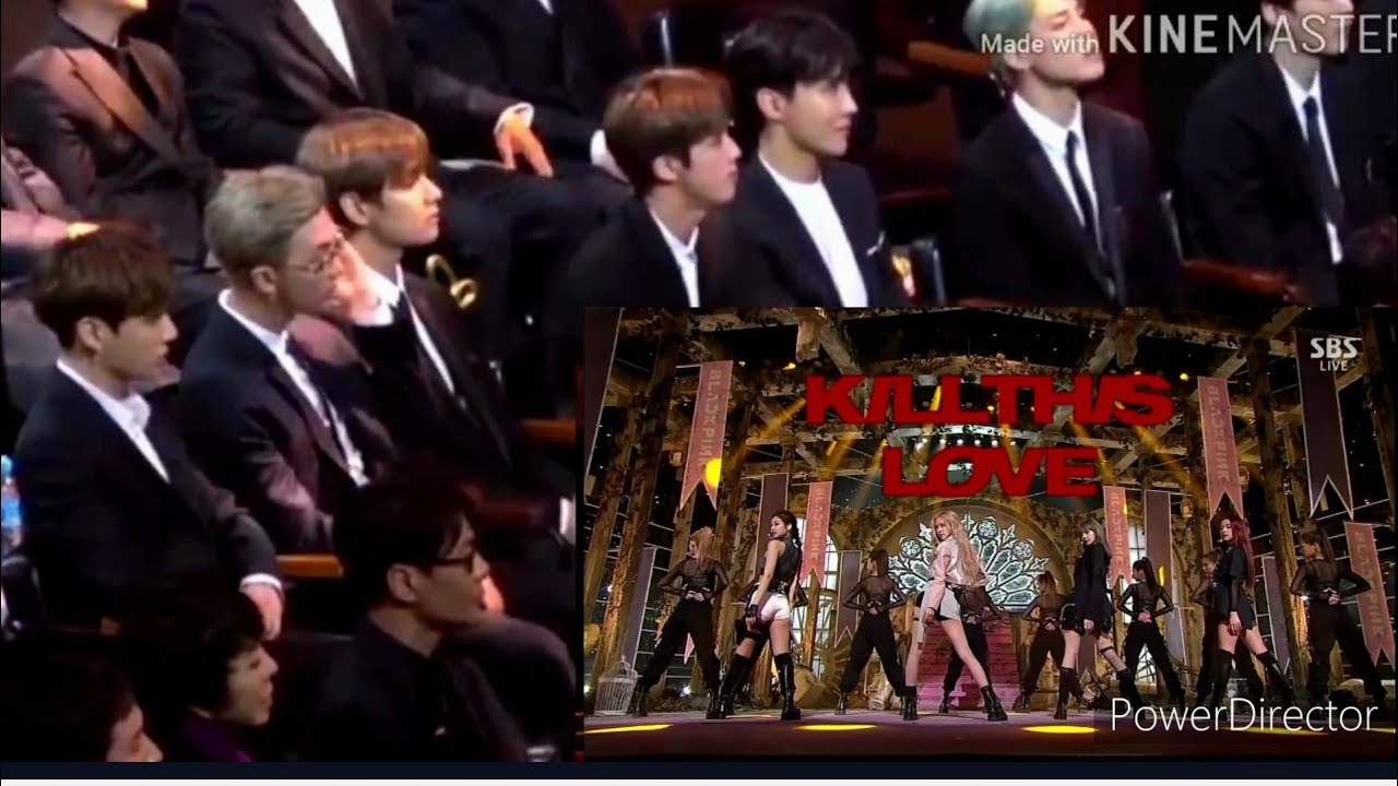 BTS reaction  BLACKPINk - 'Kill This Love'