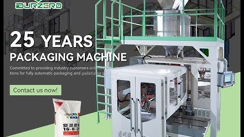 25-50kg Automatic Open Mouth Bag Packing Machine--Durzerdmachine