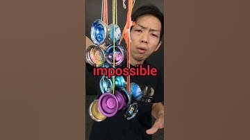 [IMPOSSIBLE] Do a trick with 10 yoyos #yoyo #shorts