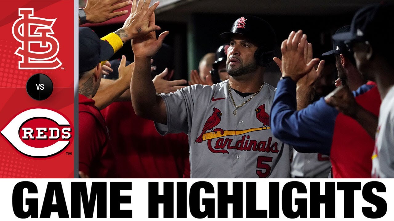 Cardinals vs. Reds Game Highlights (8/29/22) MLB Highlights YouTube