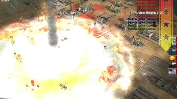 Nuke vs USA Air Force Total Destruction (MOD OPERATION FIRESTORM) C&C Generals Zero Hour