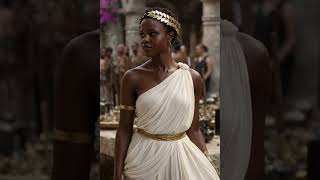Lupita Nyong'o as Helen of Troy.