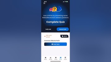 Syntax Verse General Quiz Today | Cosmos Blockchain | Syntax General Quiz | Syntax daily quiz