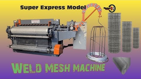 Automatic welded wire mesh machine