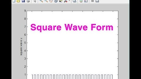 How to plot Square Wave Form using MATLAB | V-04