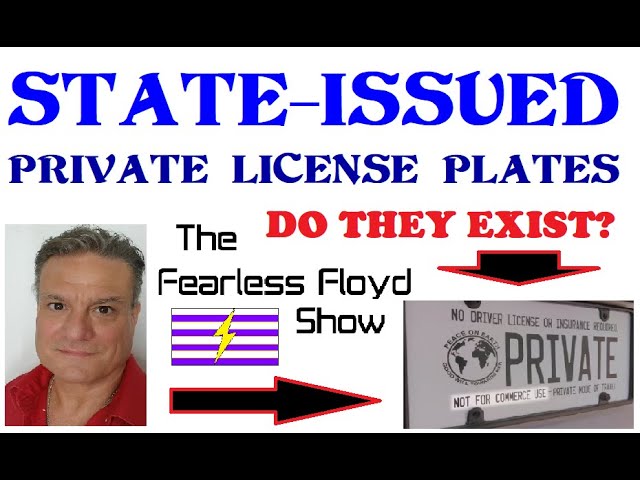 STATE OF TEXAS PRIVATE PLATE CALL