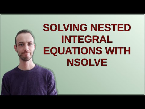 Mathematica: Solving nested