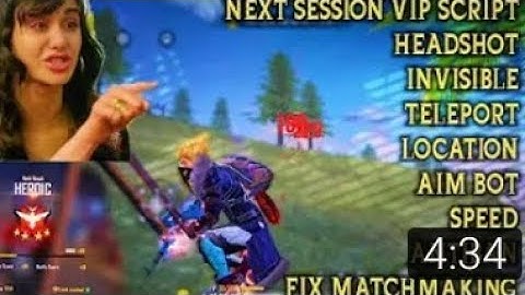 Script Free Fire 1.62.5 Update | Speed Hack | Rank Work Vip Script | AntiBan Hack, Fix blacklisted