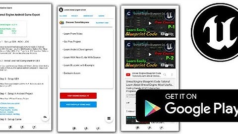Learn Unreal Engine 4 Game Development App in Google Play Store Free To Downl / By Stroyed Developer