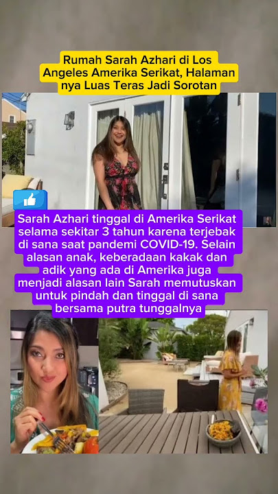 Rumah Sarah Azhari di Los Angeles Amerika Serikat #rumah #viralvideo #shorts