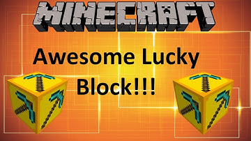 MINECRAFT: AWESOME LUCKY BLOCK!!! MOD (1.8 MOD SHOWCASE)