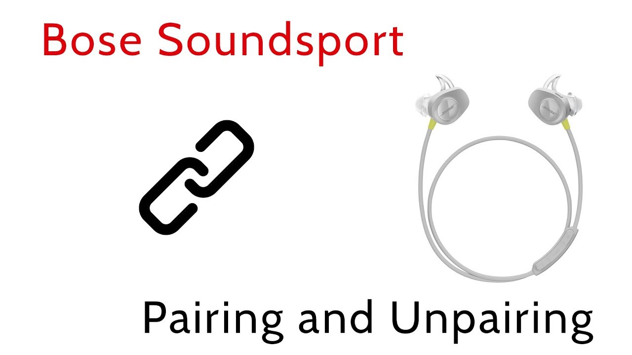 hvor som helst fjendtlighed på trods af Bose Soundsport Earbuds Pairing and Unpairing Connection Reset - YouTube