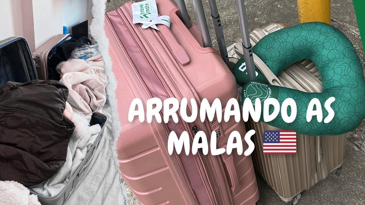Diário de intercâmbio #1 - arrumando as malas, tudo que vou levar pros eua 🇺🇸