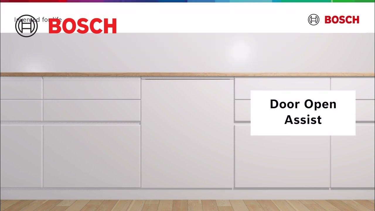 Bosch Dishwasher Features Door Open Assist YouTube