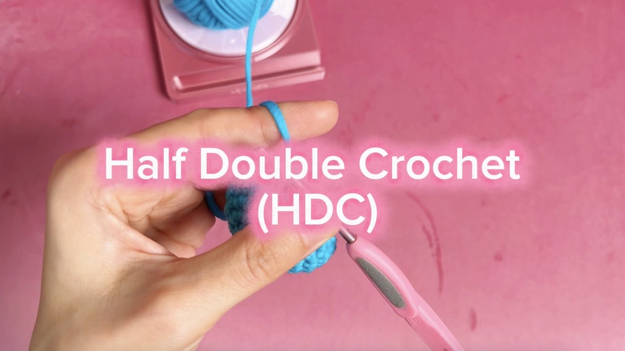 How to Crochet a Half Double Crochet (hdc) – Fast & Simple - YouTube
