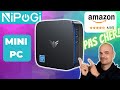 Mini pc nipogi ak1  pas cher pour bureautique et domotique