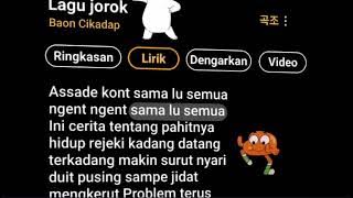 lagu jorok