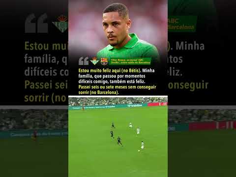 Vitor Roque DESABAFOU sobre sua carreira 🗣️🗣️