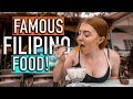 British Couple Try Famous Filipino Food! Adobo, Sinigang, Sisig, Halo Halo