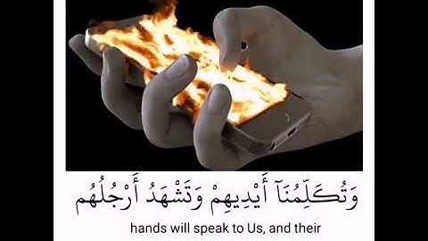 الْيَوْمَ نَخْتِمُ عَلَىٰ.. | آيات تصف كيف سوف يحاسب الناس يوم القيامة!!