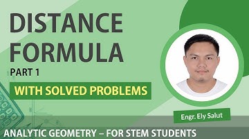Analytic Geometry (TAGALOG) 002 - Distance Formula Part 1