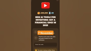 New AI Tools For Investors: Get A Financial Edge In 2025 | MemeFi Video Code