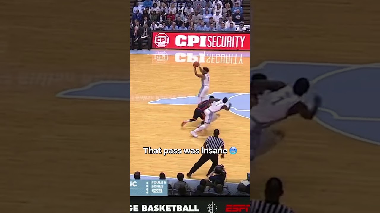 First the steal, then the flashy pass 🫨 #unc #accbasketball #collegebasketball