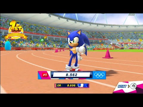 8.562 [OUTDATED] 100m Sprint (Sonic) Mario & Sonic at the London 2012 Olympic Games (Wii U)