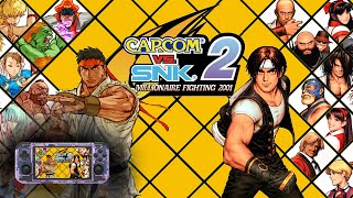 Retroid Pocket 3+: Capcom Vs SNK 2 (Dophin MMJR2 NGC Emulator)