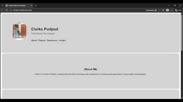 Basic website 1 (HTML + CSS)