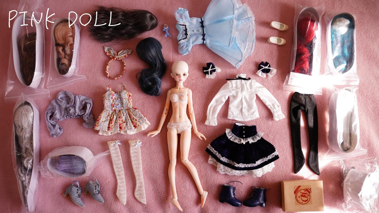 BJD DOLL HEARTS Dress up Blue Clothes गुड़िया ड्रेस अप नीले रंग की