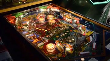 Play testing a 1979 Bally Paragon Pinball