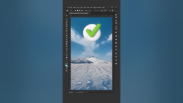 Transform Photos into Snow in SECONDS ❄️ #shorts #photoshop