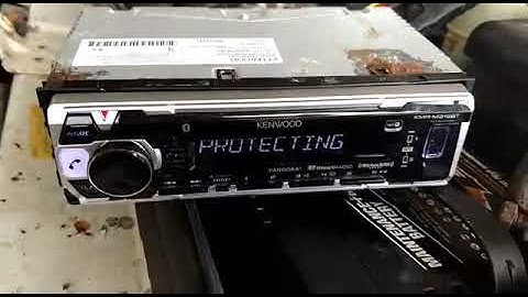 Kenwood Stereo Protect Send Service easy fix