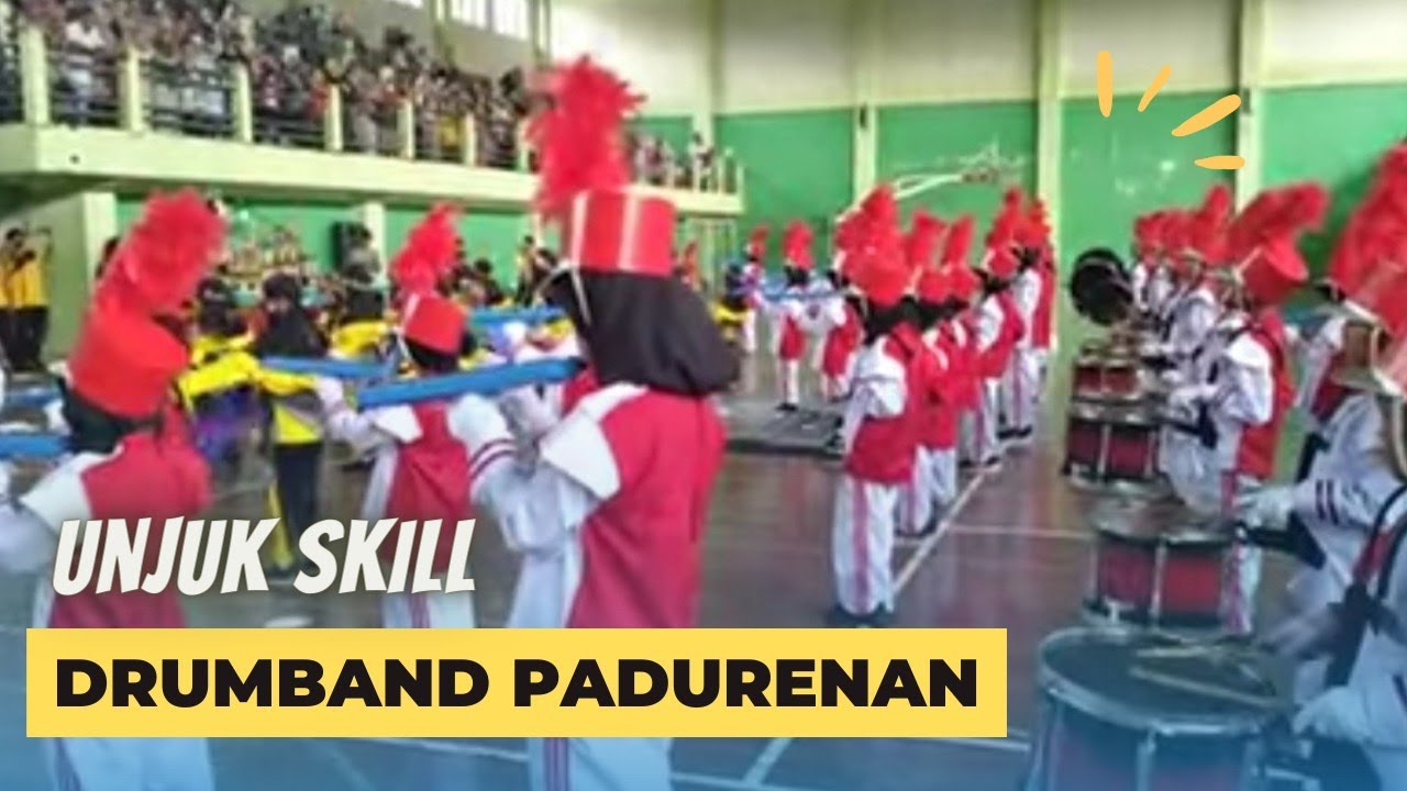 Drumband MINU Al-Huda 1&2 Padurenan Tampil di GOR Kudus
