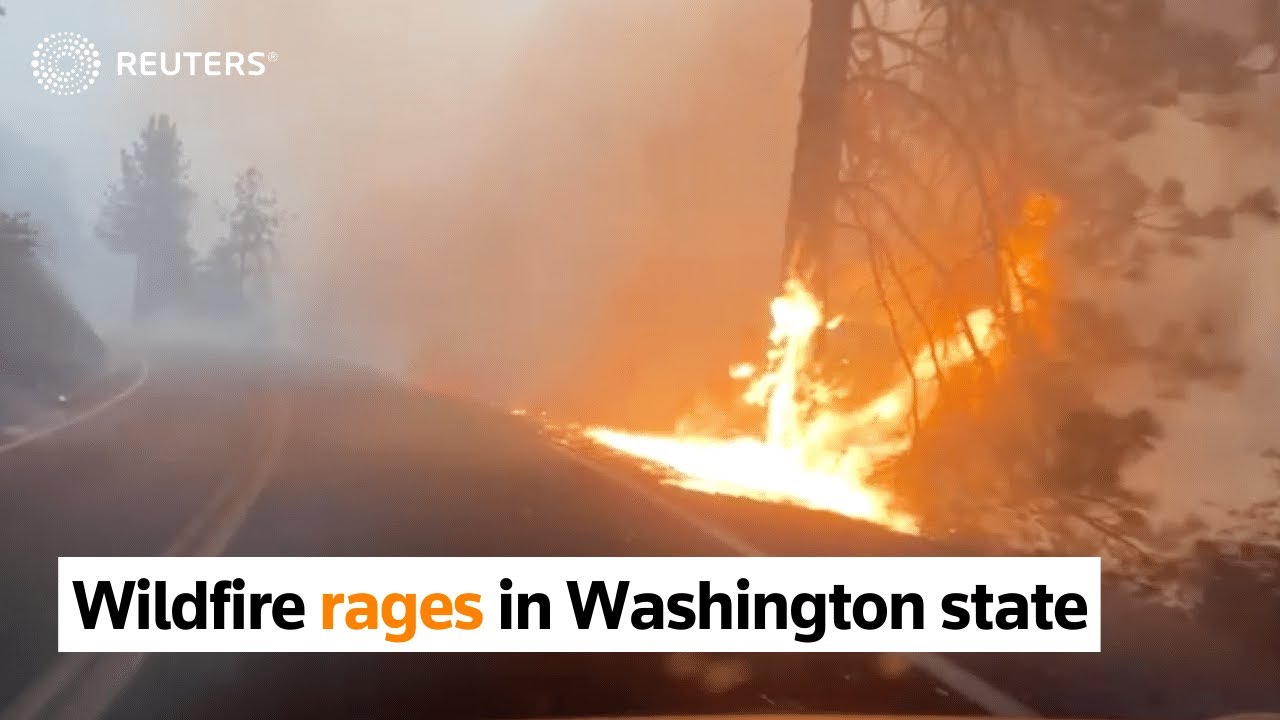 Wildfire, high winds prompt evacuation of Washington town of ...