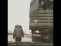 Road rage against russian army went wrong