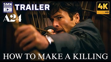 The New Trailer for the upcoming movie How To Make A Killing starring Glen Powell & Margaret Qualley